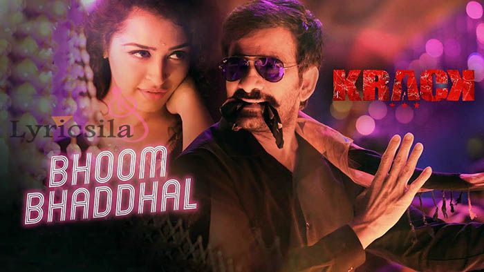 Bhoom Bhaddhal Song Lyrics In English - Krack Telugu Film